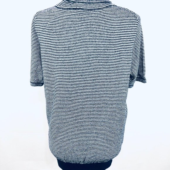 Moth Anthro Striped Margate Mock Neck Pullover M - Picture 7 of 8